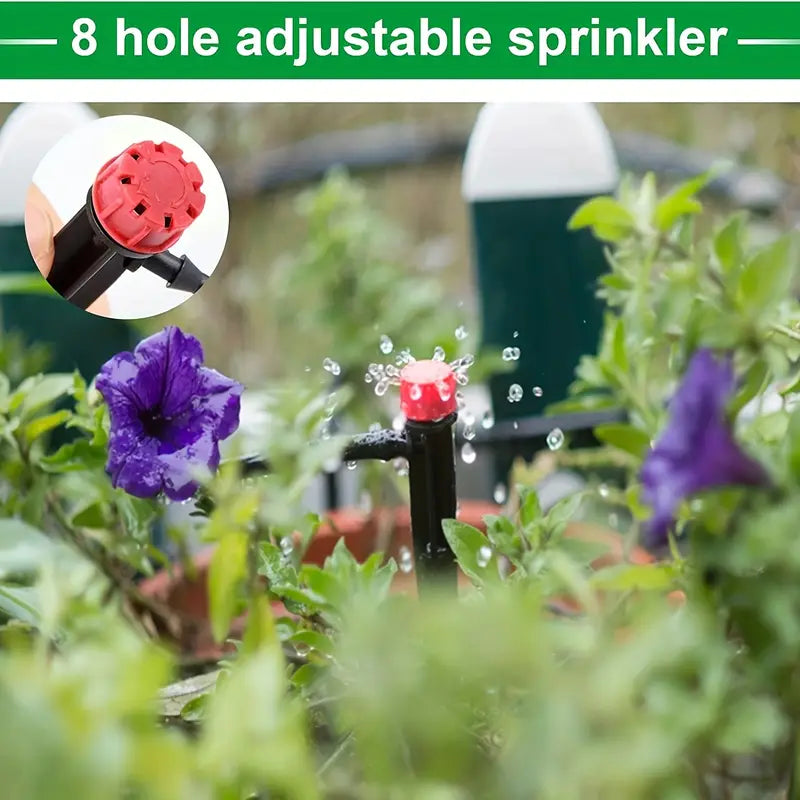 Complete Automatic Drip Irrigation Kit – Efficient Watering System for Garden and Balcony Plants