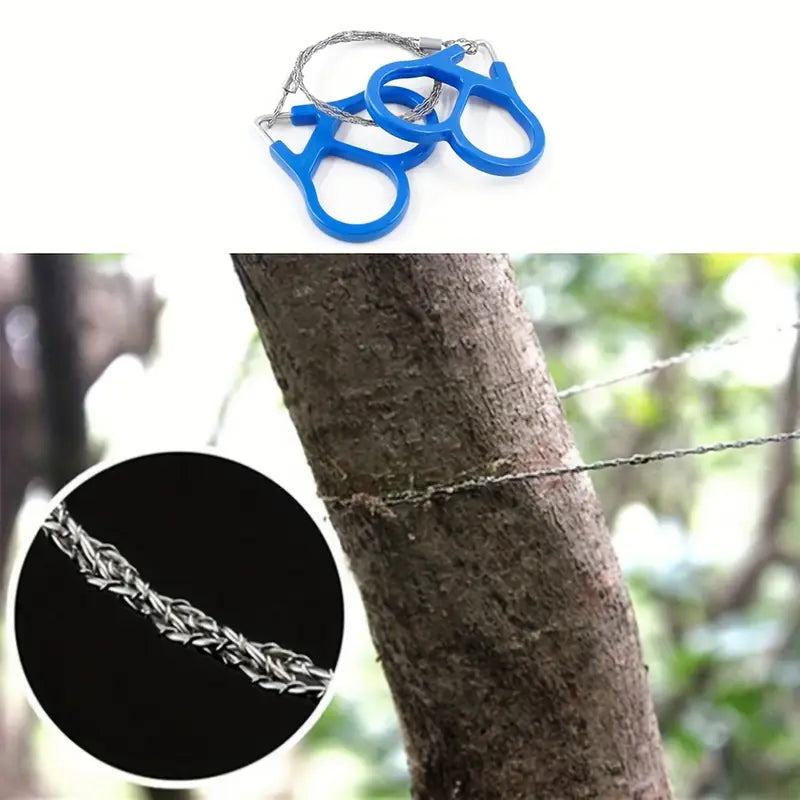 Compact Outdoor Wire Saw – Portable Tool for Gardening and Wilderness Adventures