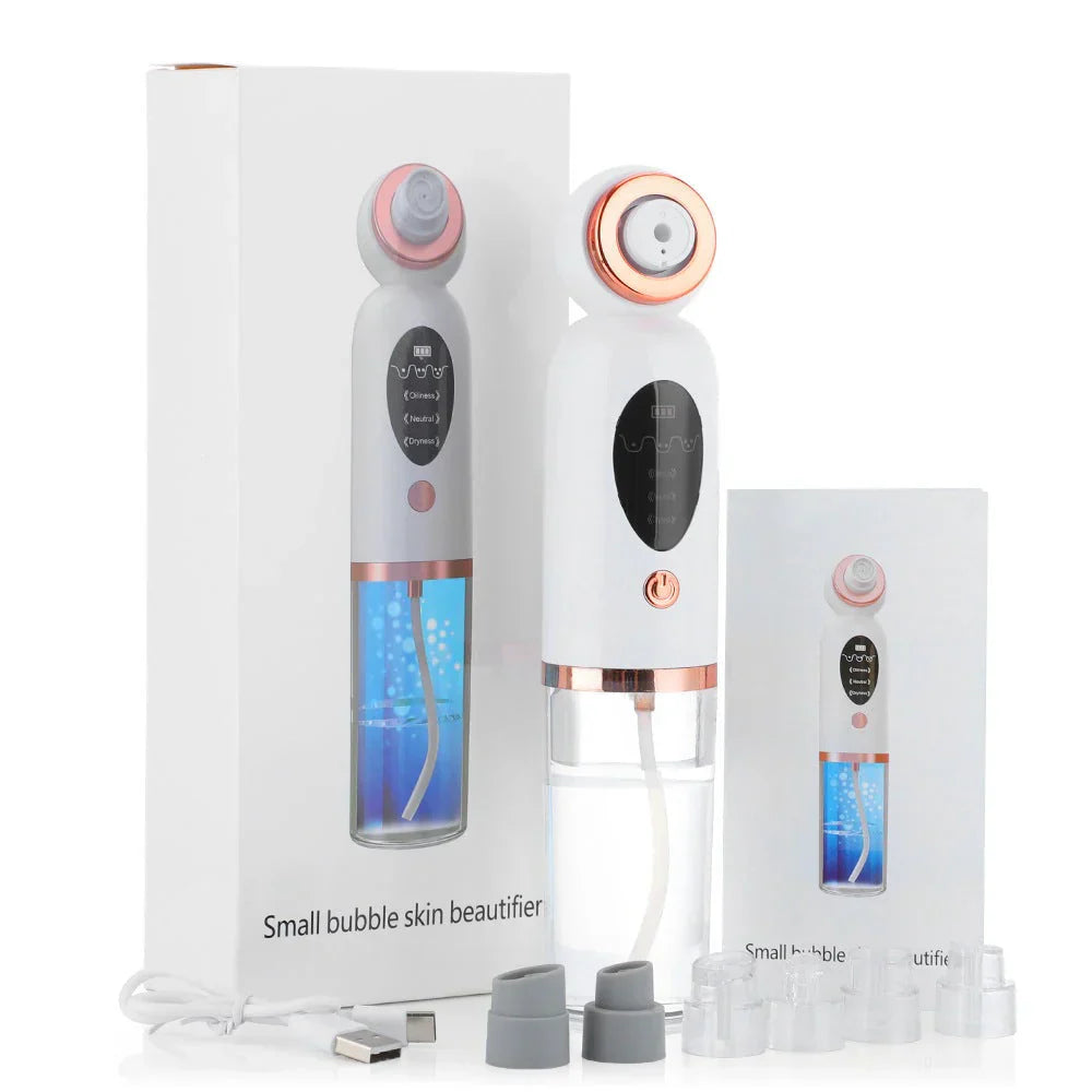 Pore Vacuum and Hydrodermabrasion Facial Device