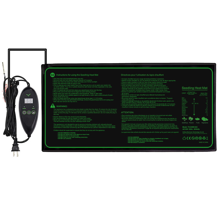 Plant Seedling Heat Mat - Temperature Regulator for Faster Germination and Growth