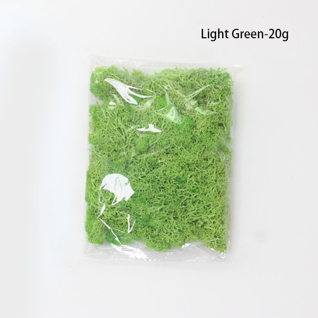 Decorative Artificial Moss with Flowers - Faux Moss for Landscaping and Floristry