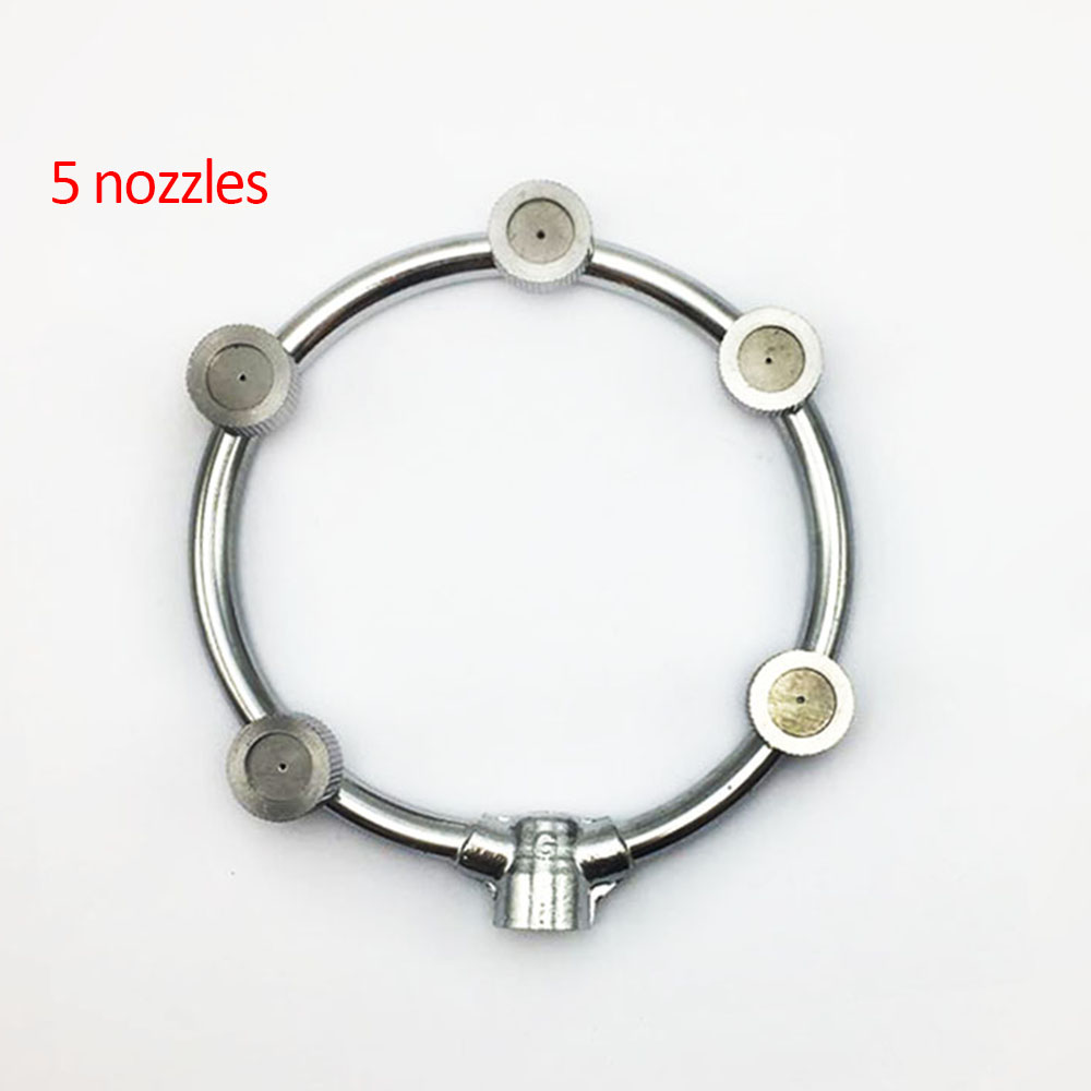 High-Pressure Stainless Steel Multi-Nozzle Sprayer - Efficient Garden Irrigation Attachment