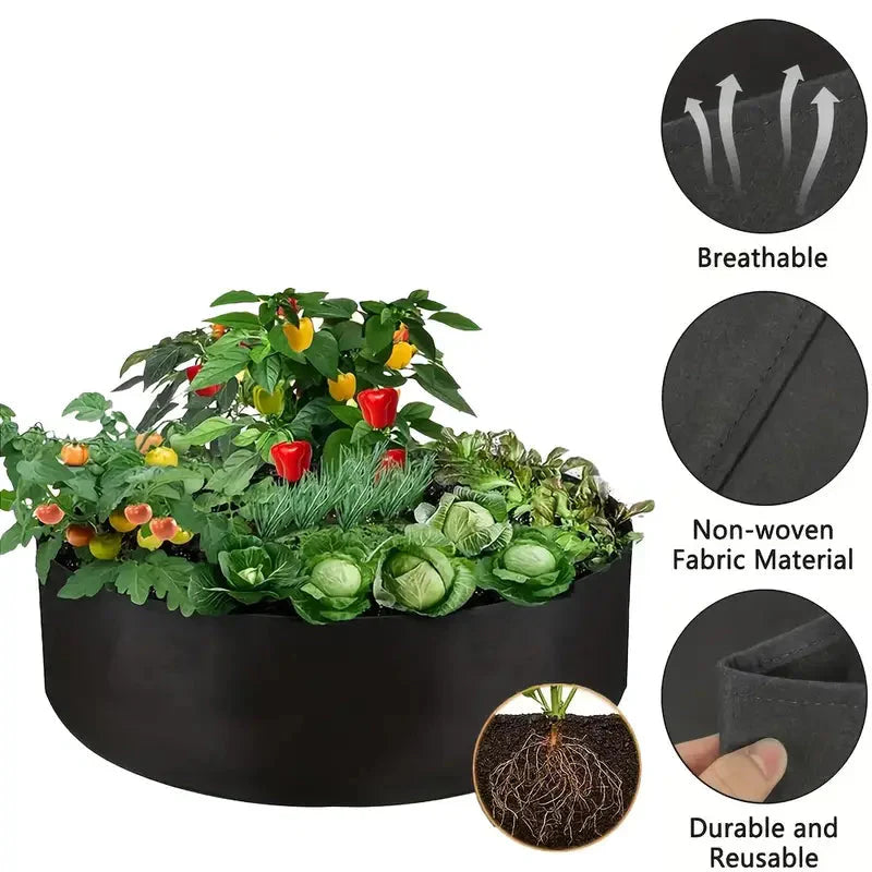 Circular Plant Growth Bag - Durable Garden Container for Healthy Plant Development