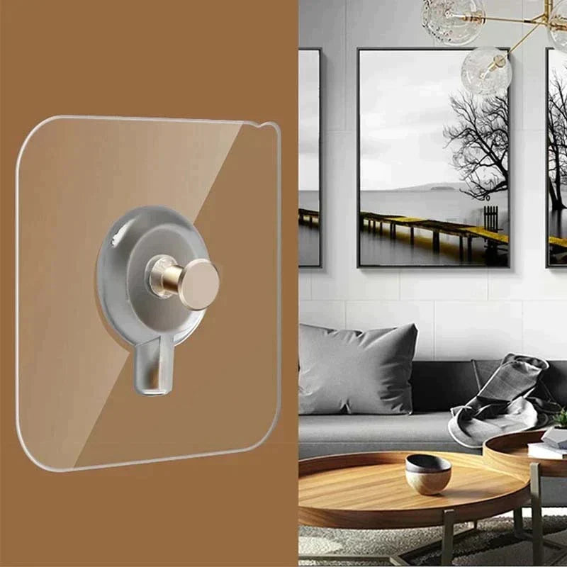 Premium Self-Adhesive Wall Hooks with Thread for Strong and Versatile Hanging
