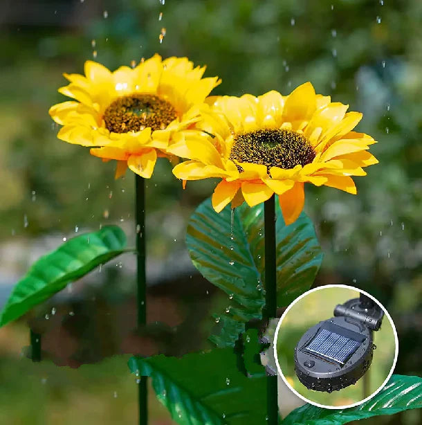 Waterproof Solar Sunflower Garden Light – Outdoor Patio Decoration with LED