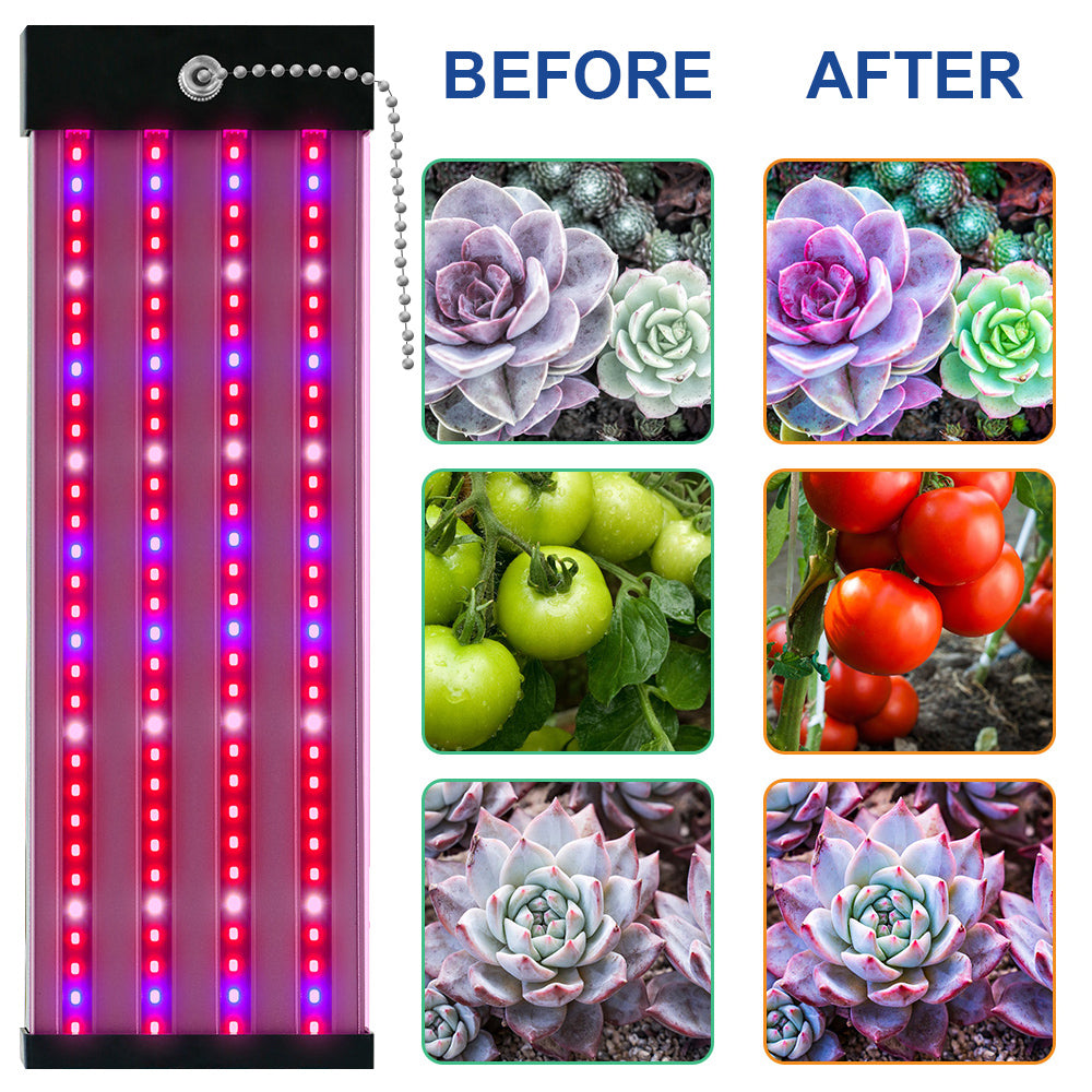 Full Spectrum LED Grow Light with Adjustable Pull Switch – Ideal for Promoting Plant Growth
