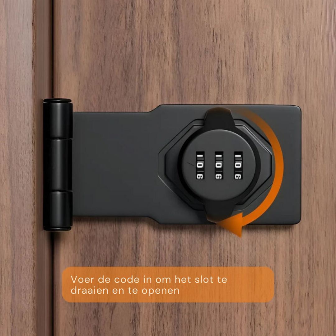 Keyless Code Lock for Doors with Security Combination