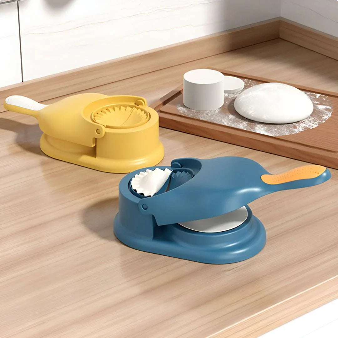 2-in-1 Dumpling Press and Filling Maker – Perfect for Homemade Dumplings and Pastries