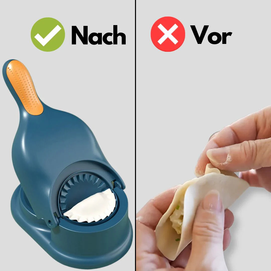 2-in-1 Dumpling Press and Filling Maker – Perfect for Homemade Dumplings and Pastries