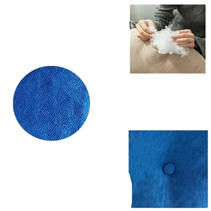 Round Yoga and Meditation Cushion - Soft and Supportive Floor Pillow for Relaxation and Comfort