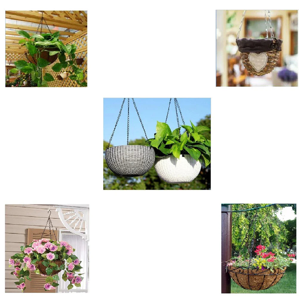 Heavy-Duty Plant Hangers with Chains – Strong Suspension for Flower Pots & Garden Plants