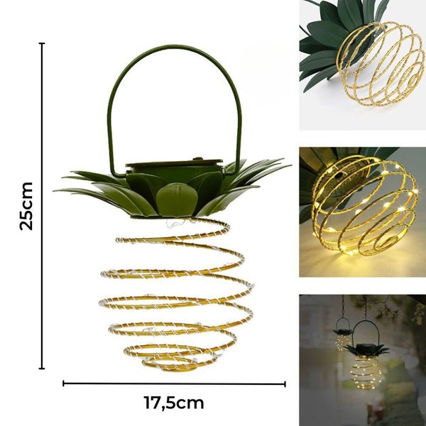 Solar Pineapple Garden Light | LED Outdoor Lantern