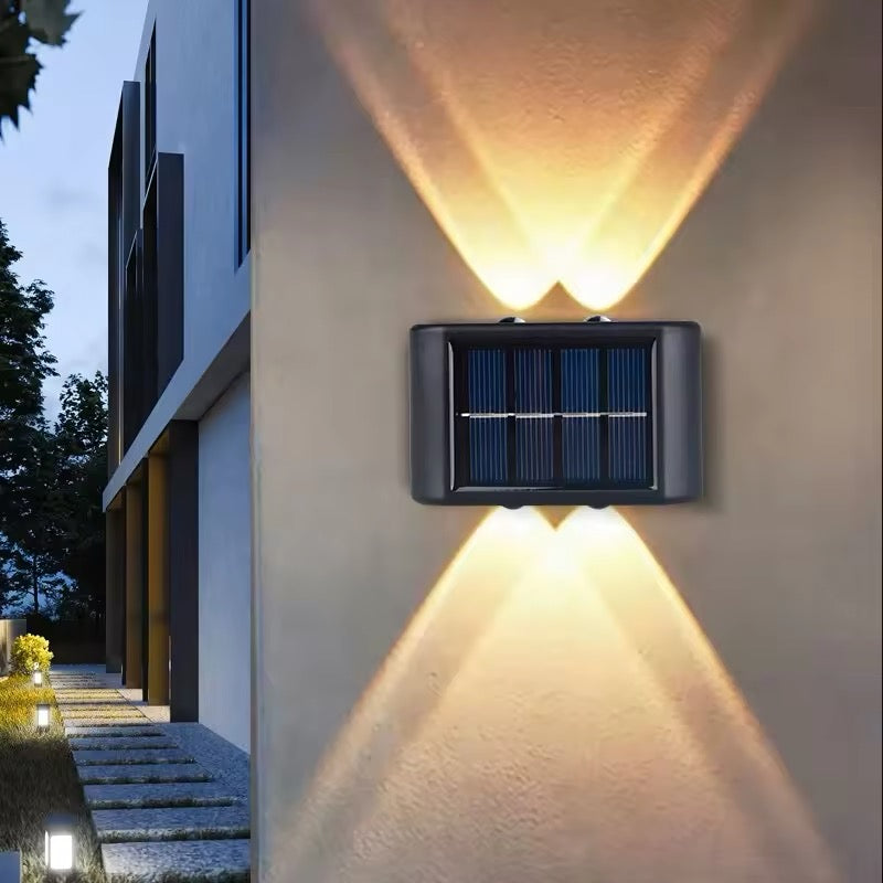 Solar-Powered LED Wall Lights