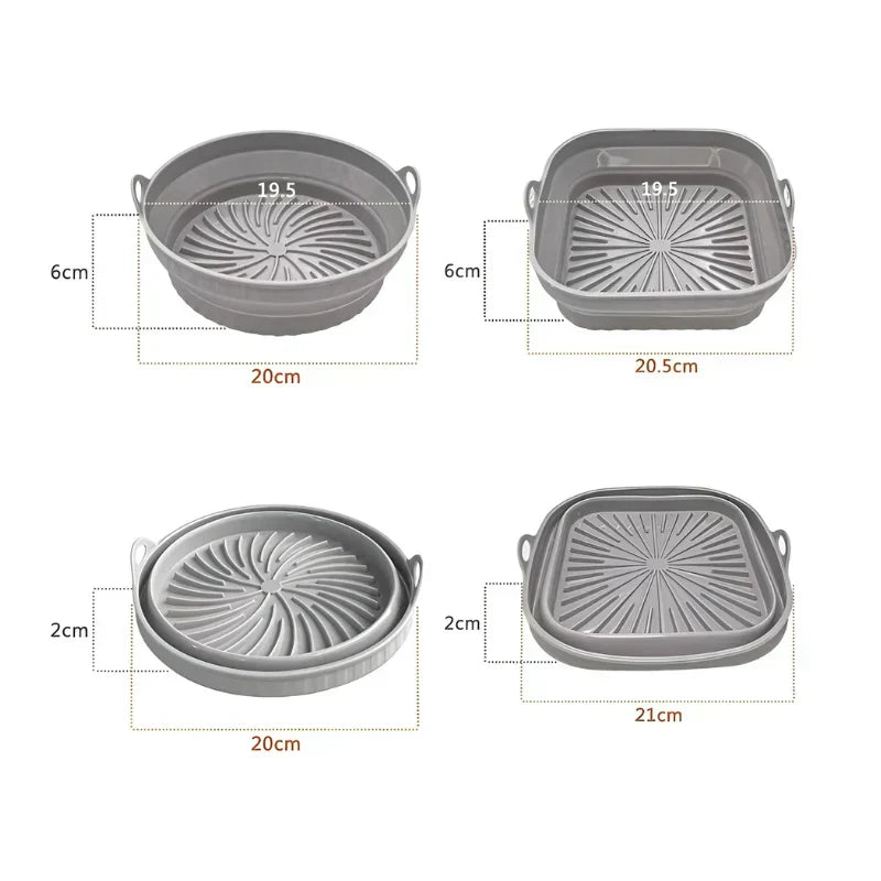 Non-Stick Heat-Resistant Silicone Liner for Air Fryers