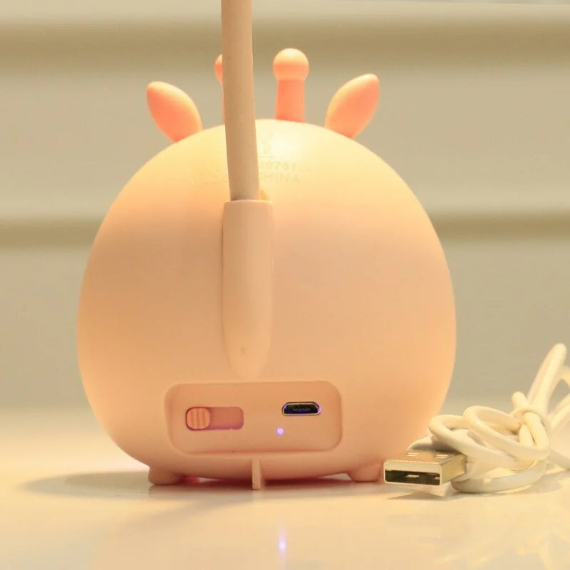 Child-Friendly LED Reading Lamp With USB Night Light