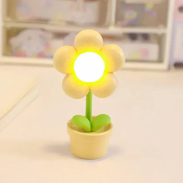 Cute Flower Night Lamp for Children - Led Table Lamp in Flower Design for the Children 's Room
