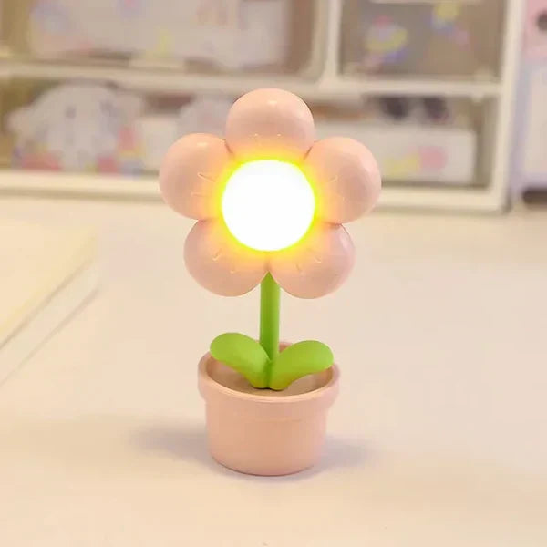 Cute Flower Night Lamp for Children - Led Table Lamp in Flower Design for the Children 's Room