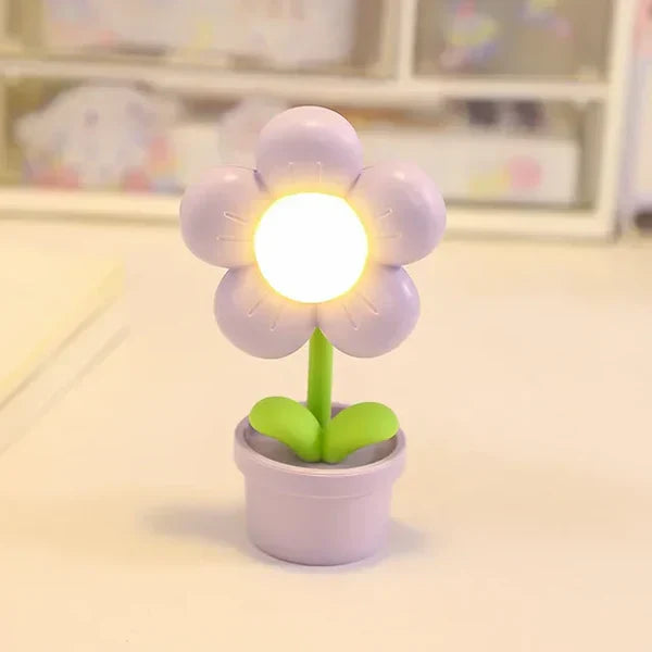 Cute Flower Night Lamp for Children - Led Table Lamp in Flower Design for the Children 's Room
