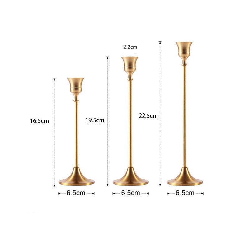 Elegant Golden Candle Holder