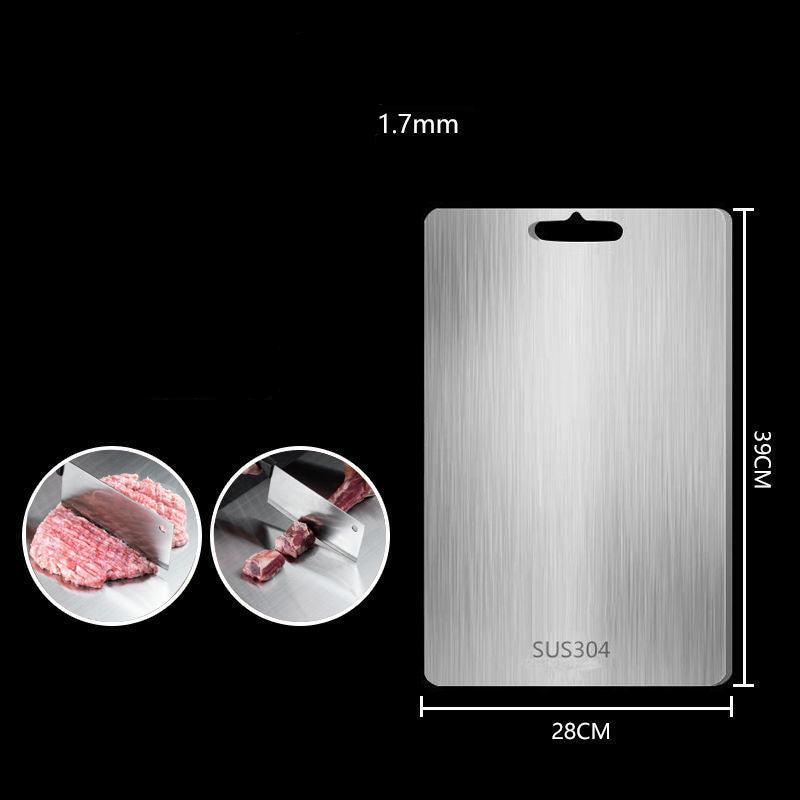 TitanBoard – Premium German 304 Stainless Cutting Surface