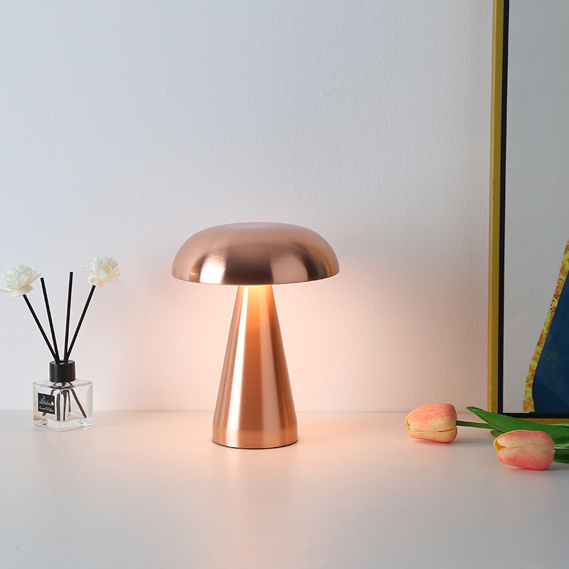 Modern Metal Mushroom Lamp