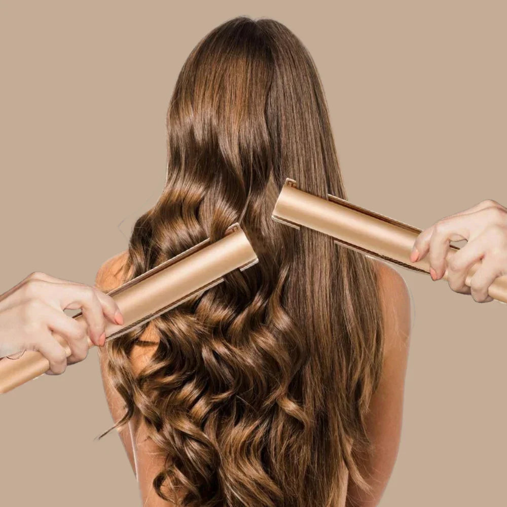 Kayshair 2-in-1 Straightener & Curler for Effortless Styling