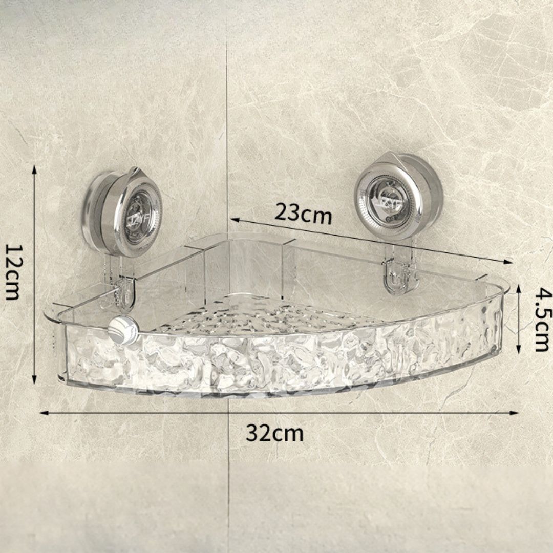 Corner Grip Suction Shelf
