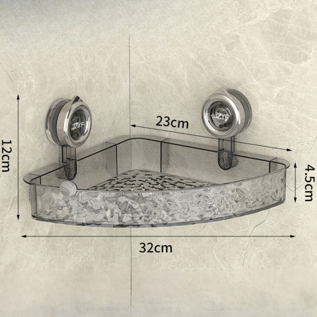 Corner Grip Suction Shelf