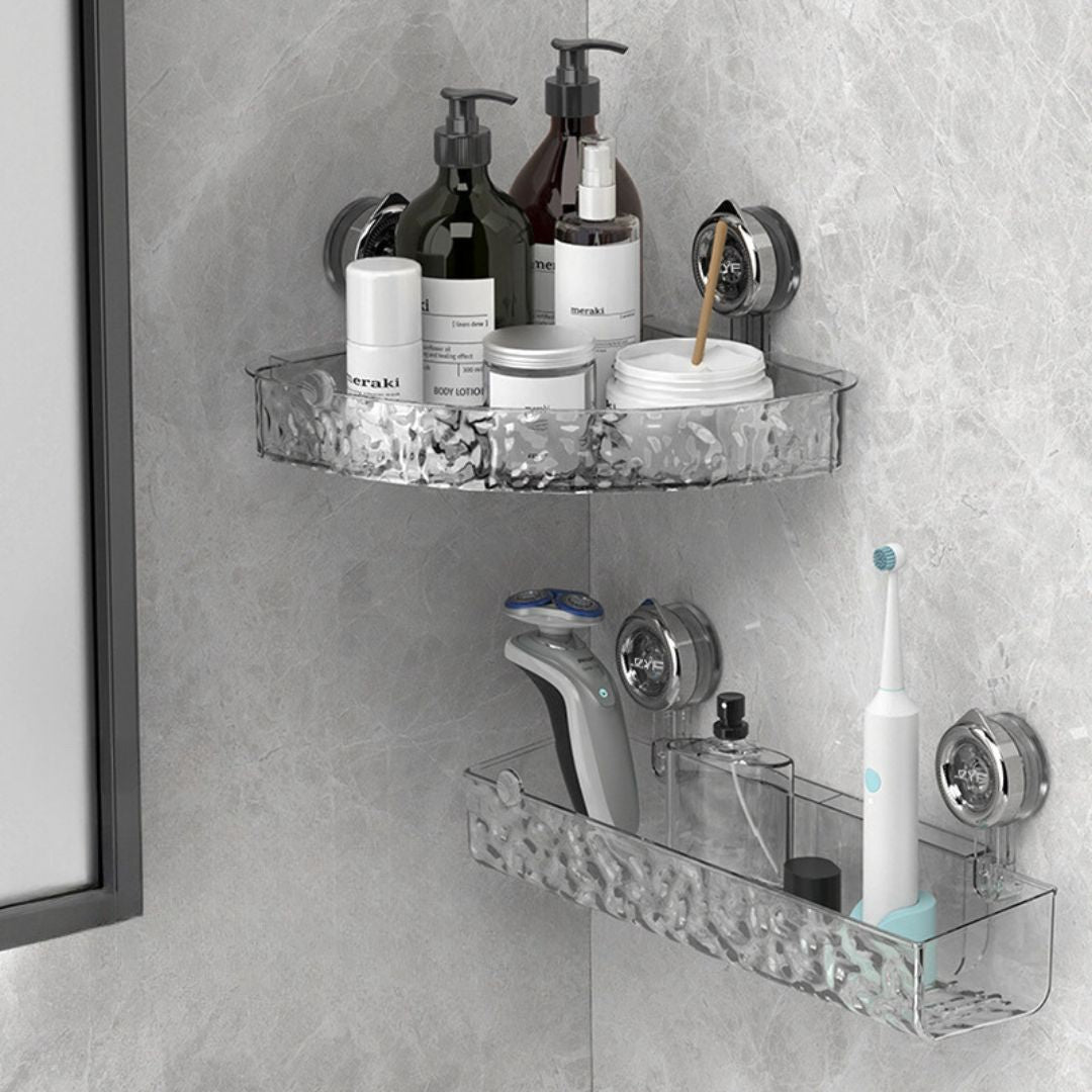 Corner Grip Suction Shelf