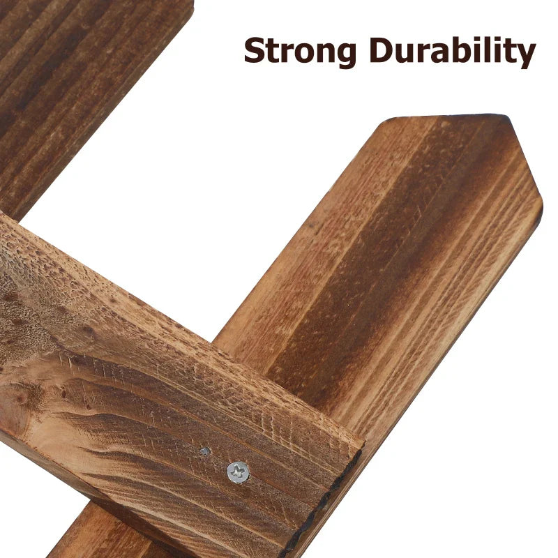 Wooden Garden Border Fence – Decorative Edging for Flower Beds and Outdoor Spaces