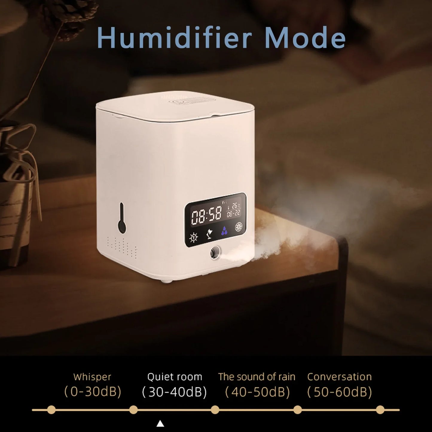 All-in-One Smart Hydroponic Planter with Desk Lamp, Diffuser, and Calendar – Multifunctional Indoor Plant Pot
