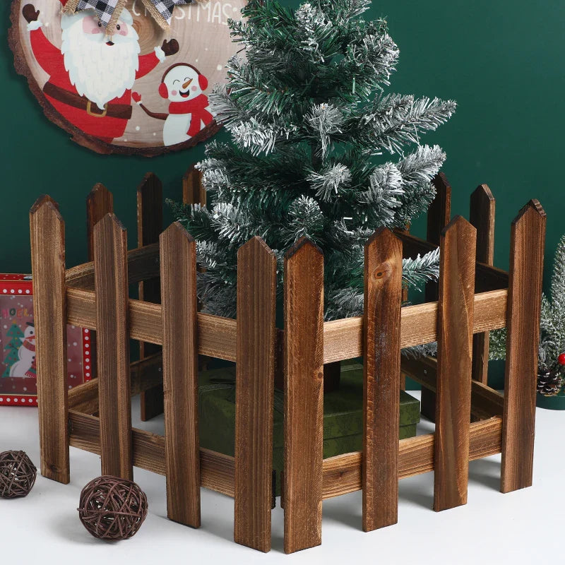 Wooden Garden Border Fence – Decorative Edging for Flower Beds and Outdoor Spaces