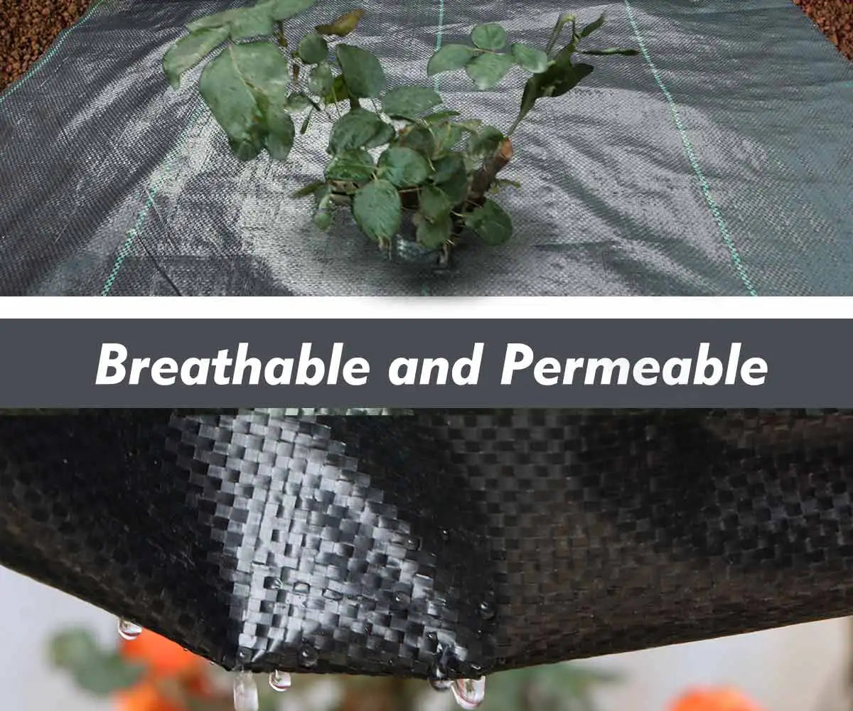Garden Weed Control Fleece Roll - Durable and Breathable Fabric for Plant Protection