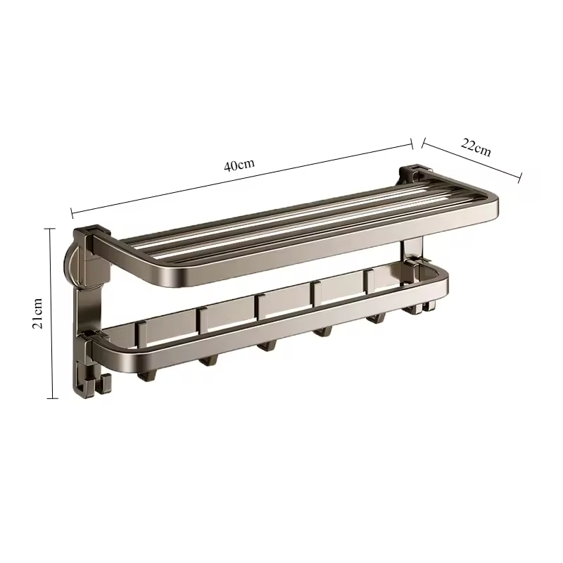 Self-Adhesive Suction Cup Towel Holder