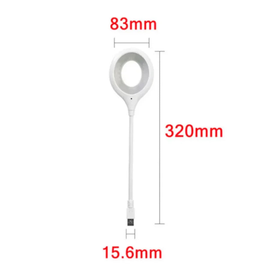 Portable Rechargeable LED Night Light - Adjustable Desk And Bedside Lamp For Comfort And Convenience