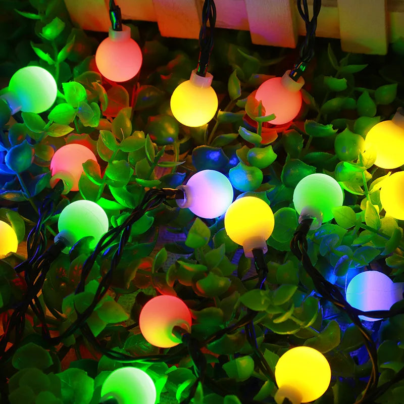 Solar-Powered LED Fairy Lights For Outdoor Decoration – Brighten Your Garden Or Patio