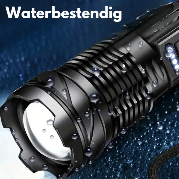 Tactical High-Intensity Flashlight With 5000 Lumens