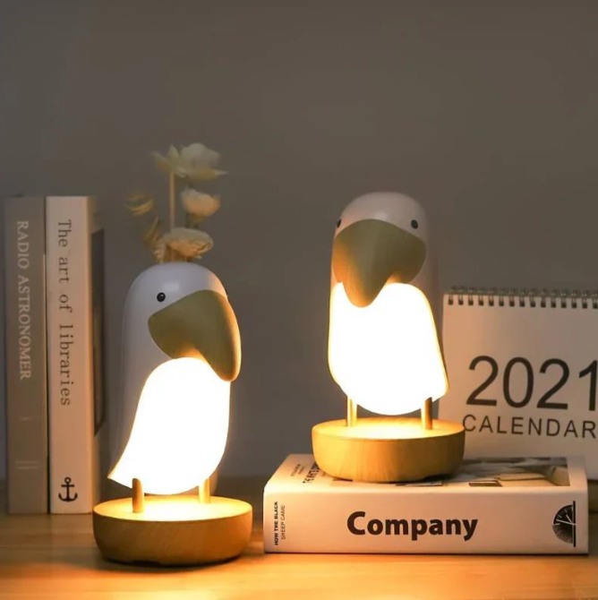 Bird-Shaped Rechargeable Night Light