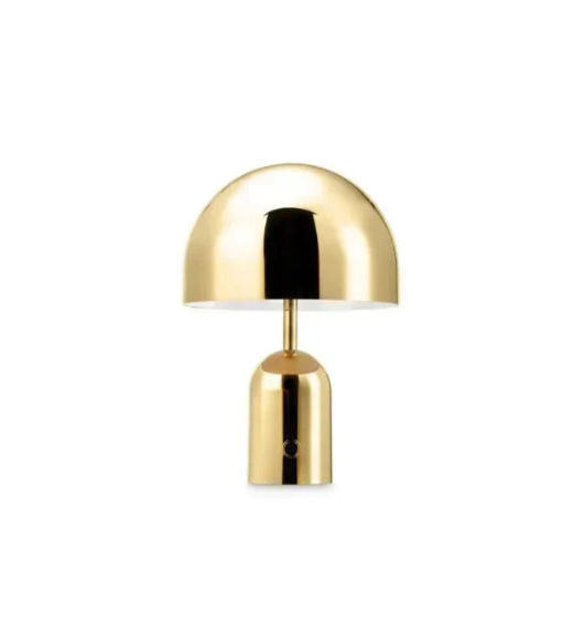 Portable Chrome-Plated Table Lamp