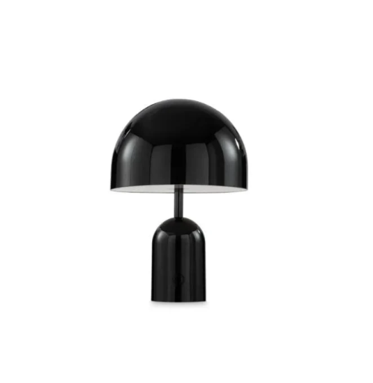 Portable Chrome-Plated Table Lamp