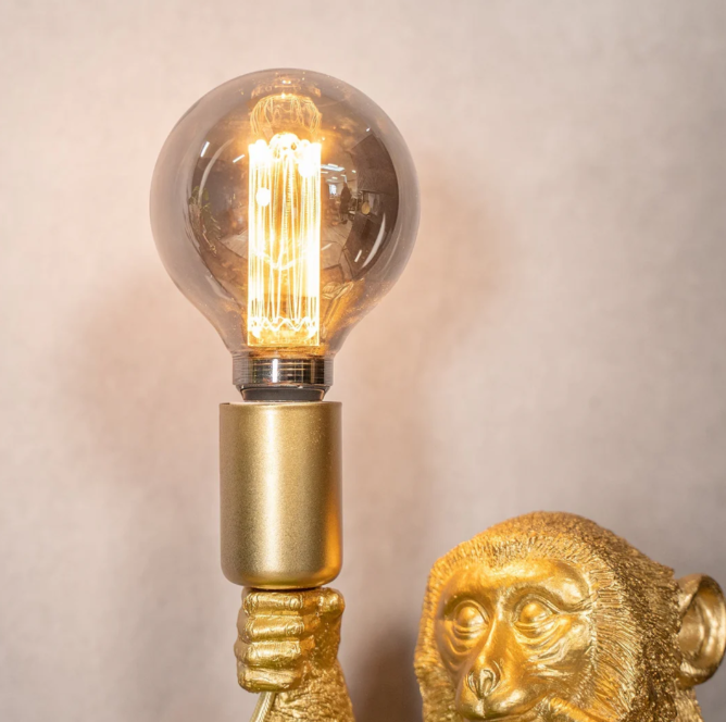 Golden Monkey Table Lamp