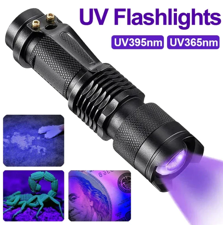 UltraBright UV Flashlight – High-Powered Ultraviolet Torch For Stain & Pet Urine Detection