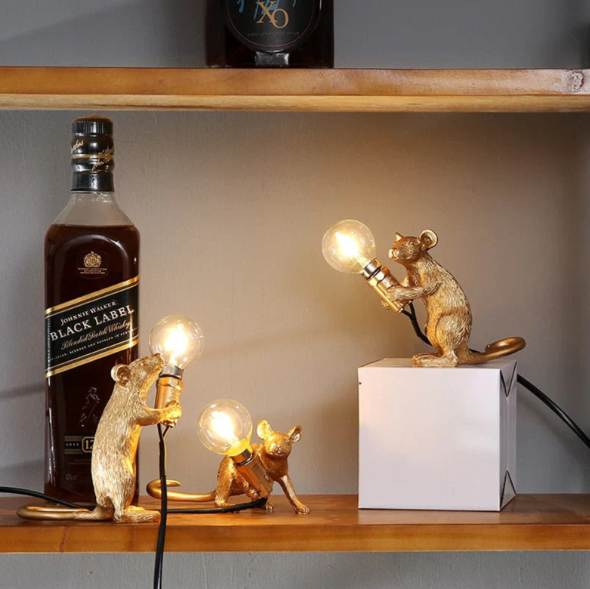 Whimsical Mouse Night Lamp