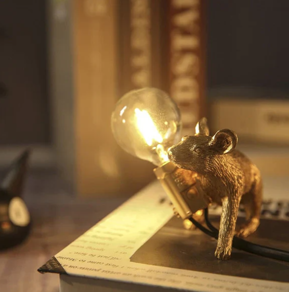 Whimsical Mouse Night Lamp