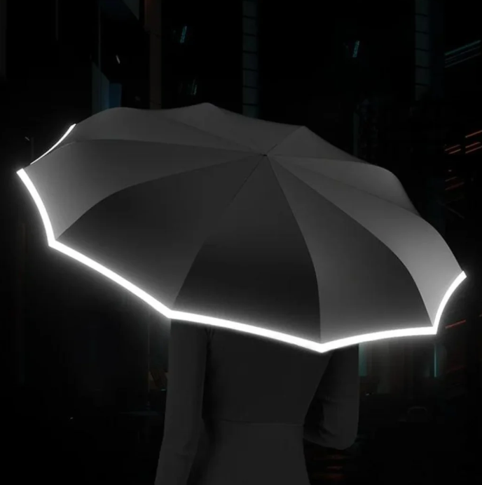 Windproof Reflective Safety Umbrella