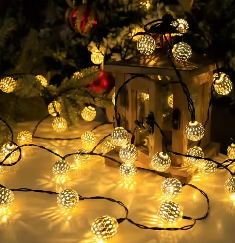Solar-Powered Oriental Fairy String Lights