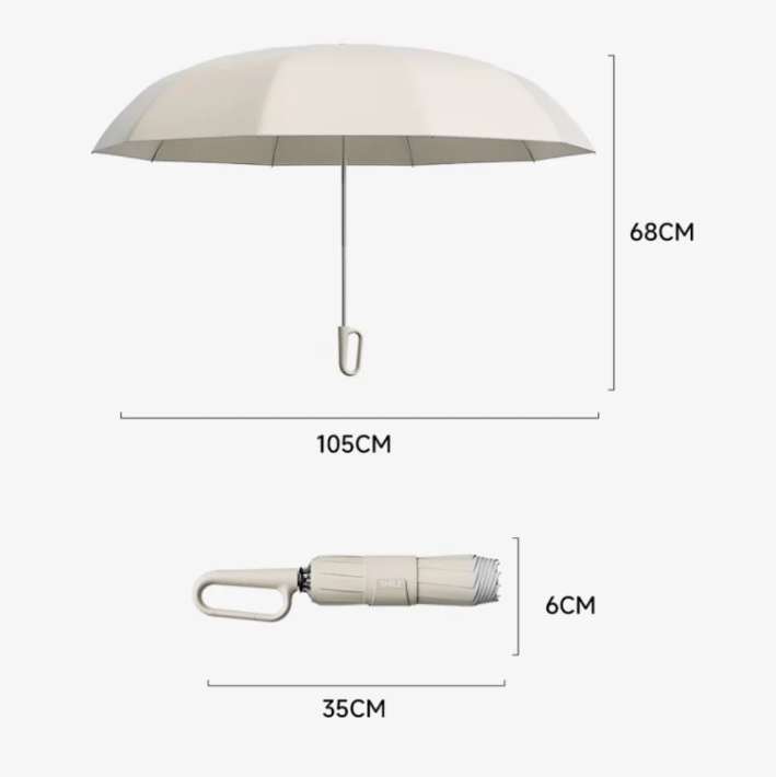 Windproof Reflective Safety Umbrella