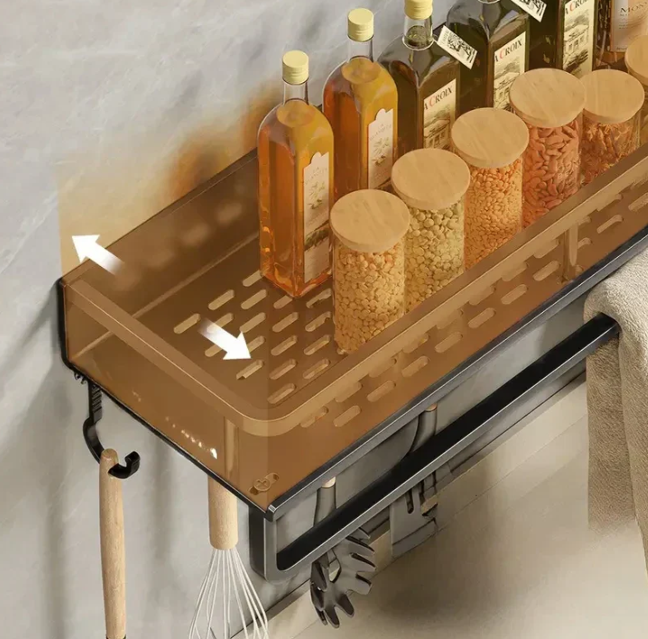 Modern Grey Kitchen Shelf
