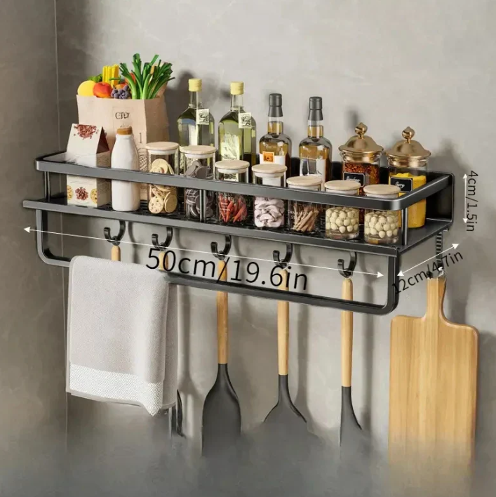 Modern Grey Kitchen Shelf