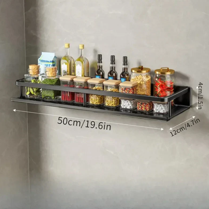 Modern Grey Kitchen Shelf